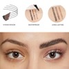 3 Pieces Eyebrow Pencil, Waterproof Magic Eyebrow Pencil, Waterproof Eyebrow