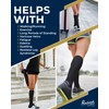 Pembrook 3 Pairs Compression Socks 20-30 mmHg - Travel Compression