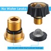 Ceoighe 2 Pack Garden Hose to Pressure Washer Adapter 3/4"Female