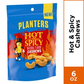 Planters Hot 'N Spicy Cashews (6 oz Pouch)
