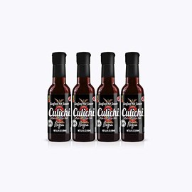 Salsa Culichi Negra/ Seafood Sause Quantity of 4 Bottles 6.4oz