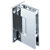 CRL Geneva 037 Series Polished Chrome Wall Mount Full Back Plate Standard Hinge