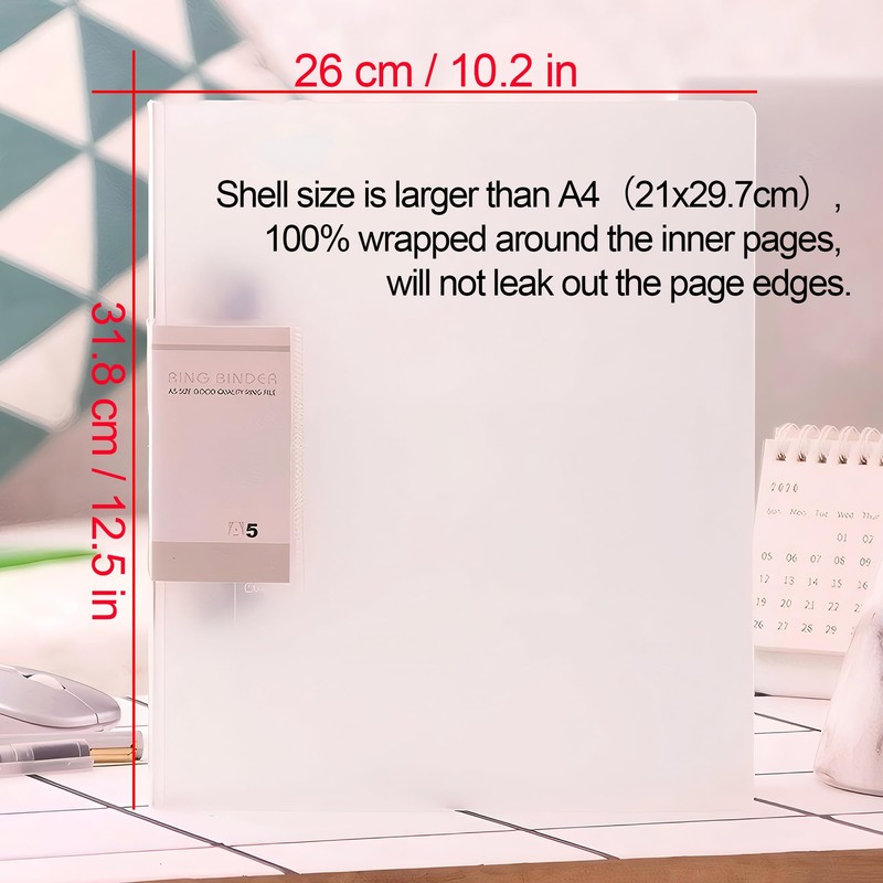 A4 Ring Binders, Pack of 2 Folders 45mm - Ideal