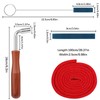DMZK 8 Pieces Piano Tuning Kit Tools, Includes Tuning Band,