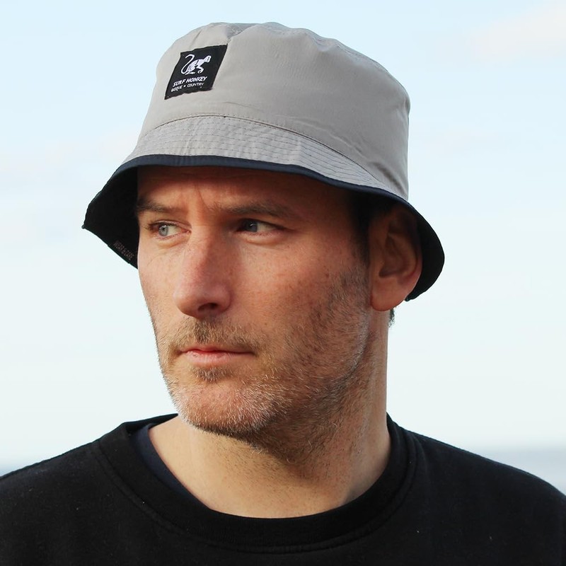 Surf Monkey Recycled Bucket Hat Adult Waterproof Fishing Hat One