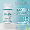 NAD+ Resveratrol de Vitamin Center Frasco con 30 cápsulas de