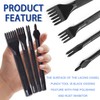JONMON Leather Prong Punch Tool - 4Pcs 5mm 1/2/4/6 Prong