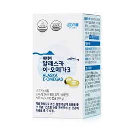 Atomy [Atomy] Alaska E - Omega 3 (180 capsules, 3 months supply) / [애터미] 알래스카 이 - 오메가3 (180캡슐, 3개월분)