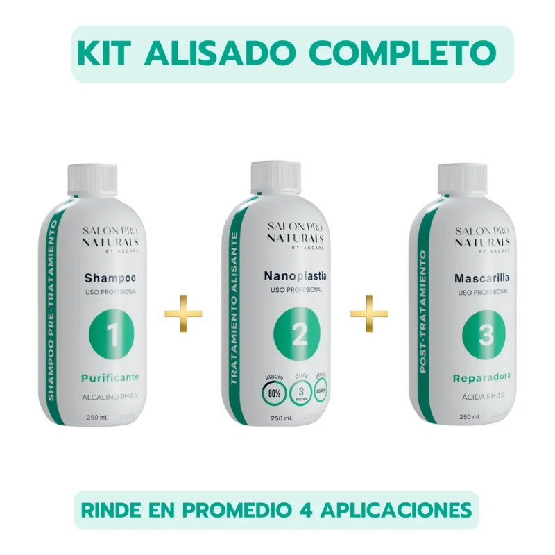 Nanoplastia Capilar Alisado Keratina Profesional Sin Formol