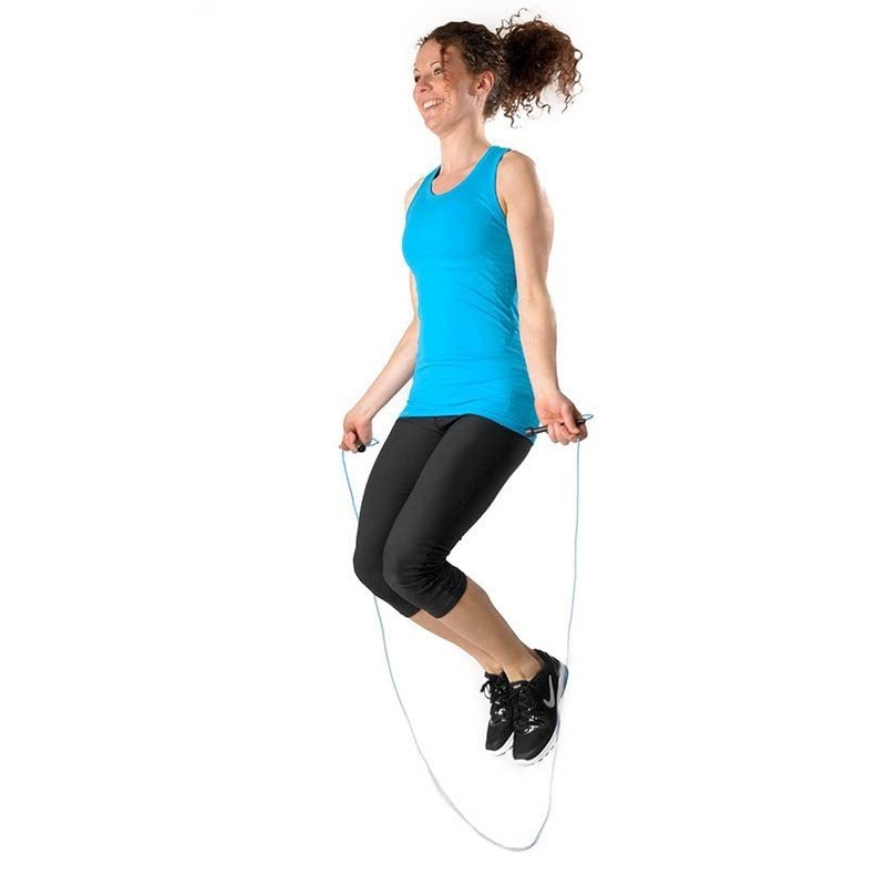 Kawanyo PVC Jumping Rope Speed Skipping Rope Training Workout Fitness