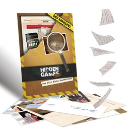 Hidden Games Crime Scene Crime Game, Escape Room Game [German Language Version]