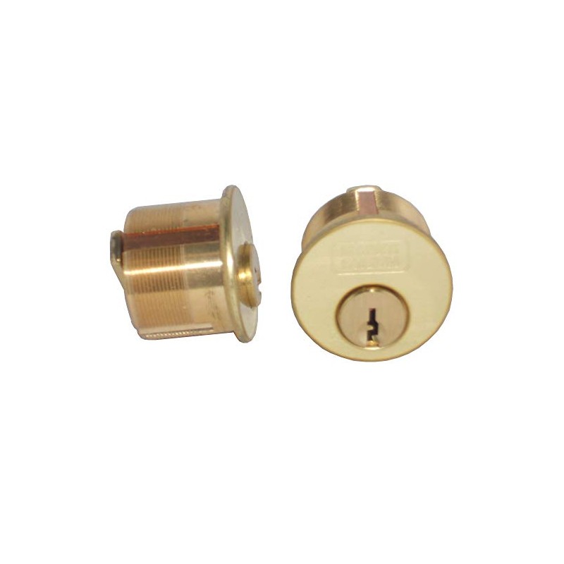 Marks Keyed Alike Pair of 15/16" Mortise cylinders for Iron