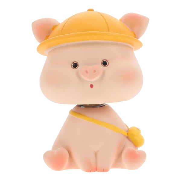 FOMIYES Bobble Head Piggy Ornament Head Shaking Figure Piggy Figurines