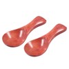 Coufce 2 pcs Mini Wooden Spoons, Small Size Versatile Kitchen