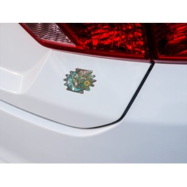 Moon Cactus Desert 5 Inch Waterproof Decal Sticker Wall Window Tie-dye Alien Stoner Stones Psychedelic Mushroom Hippie Green Rainbow Galaxy Rock Gypsy Indian Trible Sunflower CS1401-2PK