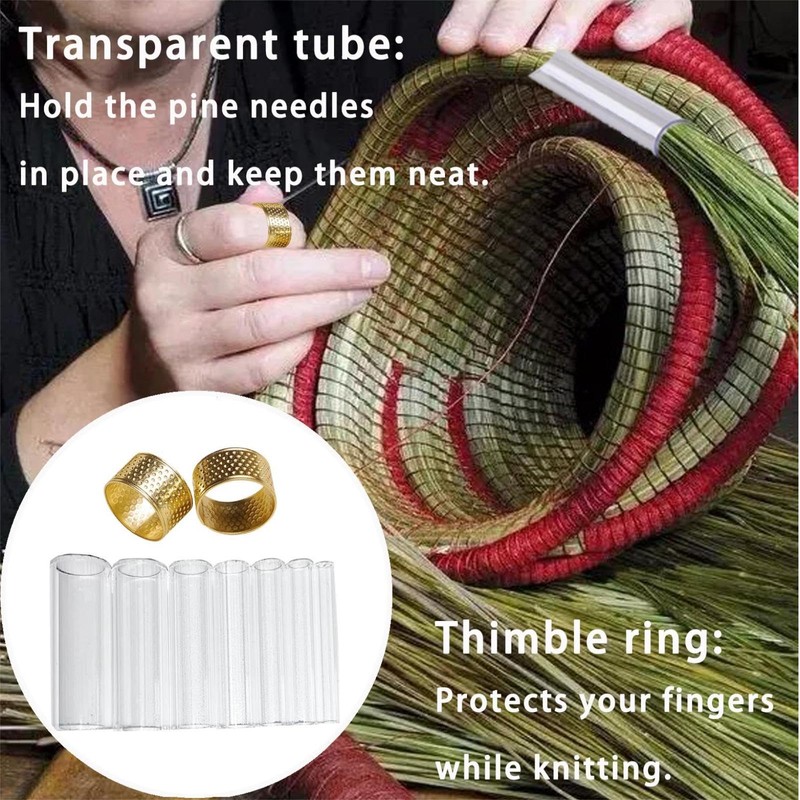 CCFREELIFE Basket Weaving Tools kit, 20 Pcs Basket Weaving Supplies