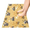 Bathroom Rug Construction Trucks Bath Mat 39x20in Soft Absorbent Plush