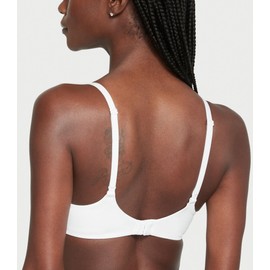 Victoria's Secret T Shirt Demi Bra, Lightly Lined, Smoothing, Bras for Women, White (34B)