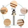 Round Over Router Bit Roundover Edge Forming Woodworking Cutter Tool