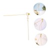 Beavorty Pcs Unique Pearl Flower Hair Stick Chinese Style Tassel