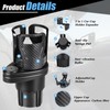DECUIOCC Upgraded Car Cup Holder Expander, 2 in 1 Vehicle