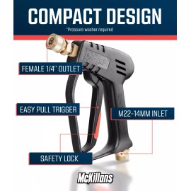 McKillans Stubby Gun Pressure Washer Short Gun New