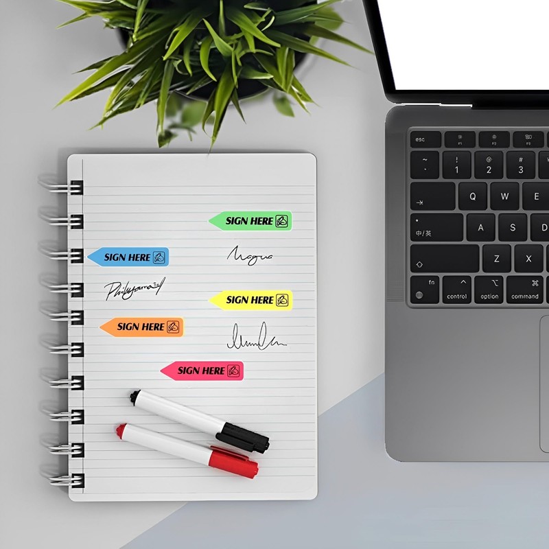 Sign Here Tabs 2000 Pcs, Sign Here Stickers Sticky Notes