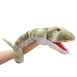 Lilizzhoumax Simulation snake Hand Puppet Plush Toy Stuffed Animal handpuppet Fluffy snake Cute Role-Playing Child Interactive Early Education Toys Home Decoration Animal Toys Gift for Kids