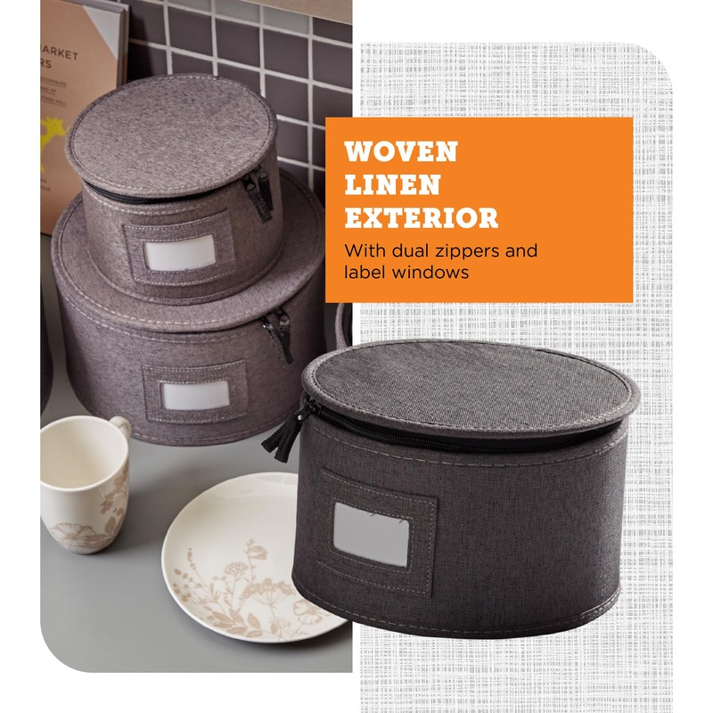 storageLAB China Storage Containers, Containers for Organizing, Hard Shell Case,