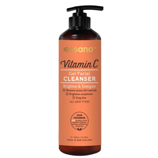 Essano Vitamin C Gel Facial Cleanser - Brighten and Energise, 300ml