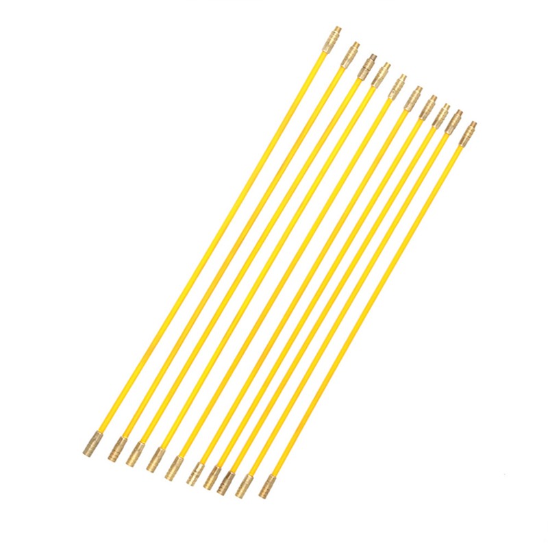 10pcs 4mm Fiberglass Running Wire Cable Electrical Fish Tape Pull