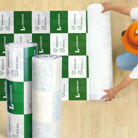 40 in x 100ft Temporary Floor Protection for Construction Projects, Anti Slip Carpet Protector for Renovation, Paint Protection Floor Covering Moving for Concrete Stairs, Coverage of 334 sqft!