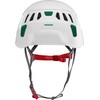 Climbing Technology Moon Helmet, Bianco/Verde Scuro, 50-61 cm