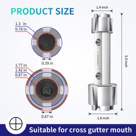 JUGREAT Tub Drain Remover Wrench-Die-Cast Aluminum Tub Drain Tool Wrench