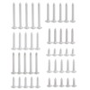 45Pcs SelfTapping Screw Set Cross Oval Head 304 Stainless Steel