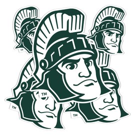 Desert Cactus Michigan State University Sticker Spartans MSU Vinyl Decals Laptop Water Bottle Car Scrapbook T3 (Type 3-4)