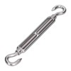 5Pcs Turnbuckle Hook and Hook Wire Rope Tension 304 Stainless