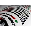 Tankpad 12 Inch Wheel Rim Sticker Set Suitable for Vespa