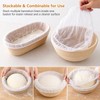 100PCS Disposable Proofing Basket Liner for Sourdough, BPA-Free, Food Grade
