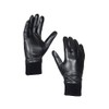 Coach LEATHER KNIT CUFF TECH GLOVE