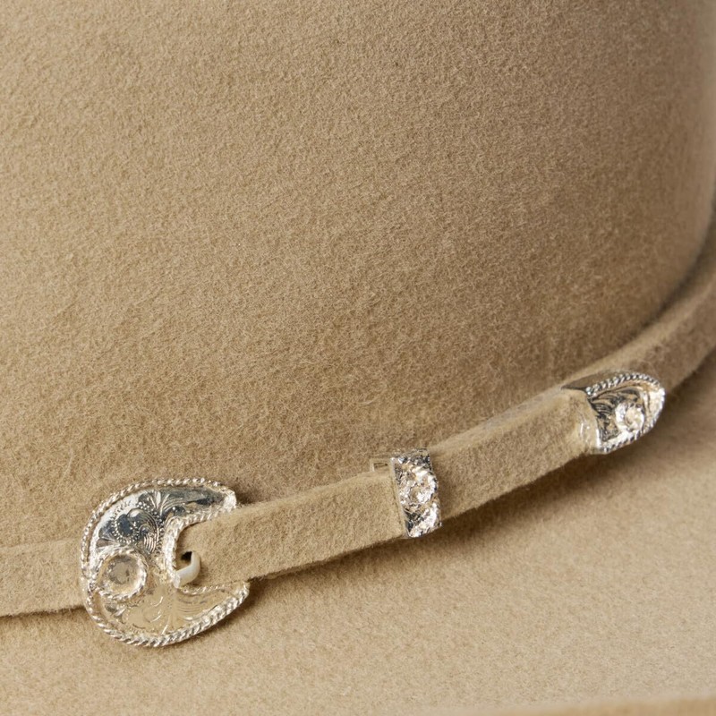 Stetson Men's 4X Corral Wool Cowboy Hat Black 7 5/8