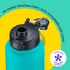 bubba Trailblazer Stainless Steel Water Bottle with Push Button Lid,