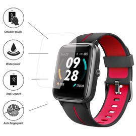 [6 Pack] Compatible with UMIDIGI Smart Watch 2020 version Screen Protector, YOUkei Full Coverage TPU Clear Film Compatible with UMIDIGI Smart Watch 2020 version/UMIDIGI GPS Smart Watch (TPU-6 Pack)