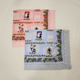 ILD 대구백화점 아이엘드남녀1매 사면레이스 손수건(IPI9102) Daegu Department Store IELD Unisex Lace Handkerchief (IPI9102)