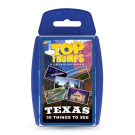 Top Trumps Card Game Texas - Family Games for Kids and Adults - Learning Games - Kids Card Games for 2 Players and More - Kid War Games - Card Wars - for 6 Plus Kids