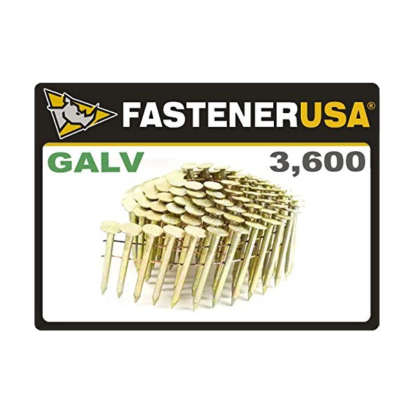 1 1/2" Smooth Galvanized Coil Roofing Nails 3.6M JobPak