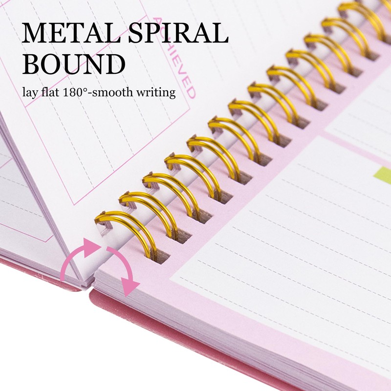 Weekly Planner Undated A5 Diary To Do List Notebook With