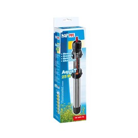 Happet Aquarium Heating Rod 25 W - AquaT Aquarium Heater with Thermostat, Control Heater with Adjustable Temperature, Indicator Light and Suction Cups for Aquariums from 10-25 L