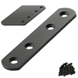 10Pcs Mending Plate | 3.81 x 0.78'' Metal Strips | Straight Brackets for Wood| Small Metal Plate| Corner Brace Connector for Bed/Table/Cabinet/Desk/Furniture