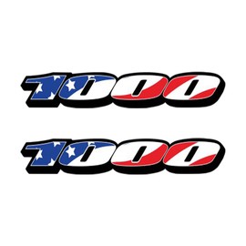 Awonderful Motorcycle Fairing Sticker Decal, Reflective Vinyl Decal for GSXR1000 with Strong Stickiness 1000 (Red)
